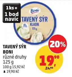 Penny Market Tavený sýr boni nabídka