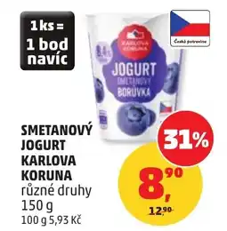 Penny Market Smetanový jogurt karlova koruna nabídka