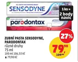 Penny Market Zubní pasta sensodyne, parodontax nabídka