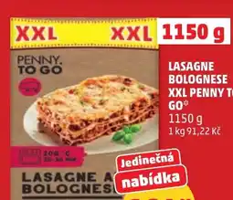 Penny Market Lasagne bolognese xxl penny to go nabídka