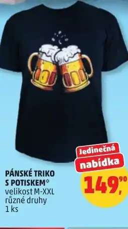 Penny Market Pánské triko s potiskem nabídka