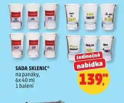 Penny Market Sada sklenic nabídka