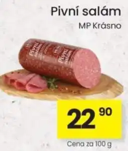 Kubík potraviny Pivní salám nabídka