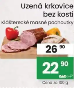 Kubík potraviny Uzená krkovice bez kosti nabídka