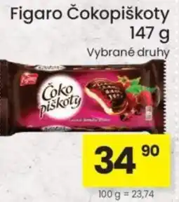 Kubík potraviny Figaro Čokopiškoty nabídka