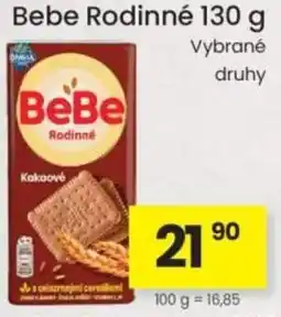 Kubík potraviny Bebe Rodinné nabídka