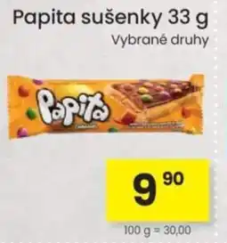 Kubík potraviny Papita sušenky nabídka