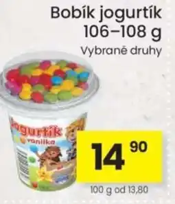 Kubík potraviny Bobík jogurtík nabídka