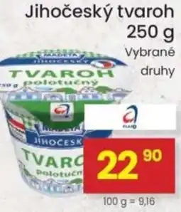 Kubík potraviny Jihočeský tvaroh nabídka