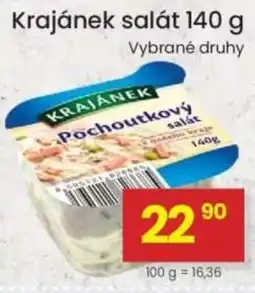 Kubík potraviny Krajánek salát nabídka
