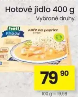 Kubík potraviny Hotové jídlo nabídka
