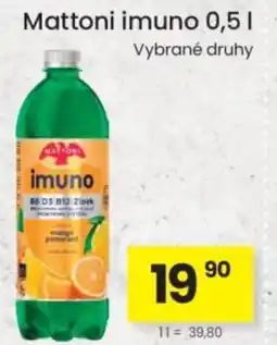 Kubík potraviny Mattoni imuno nabídka