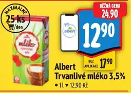 Albert Albert Trvanlivé mléko 3,5% nabídka