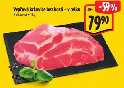 Albert Vepřová krkovice bez kosti - v celku chlazená nabídka