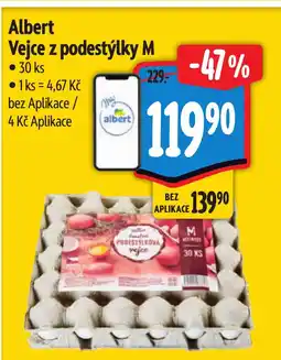 Albert Albert Vejce z podestýlky M nabídka