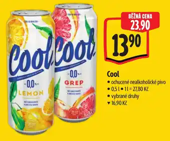 Albert Cool ochucené nealkoholické pivo nabídka