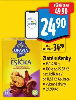 Albert Zlaté sušenky nabídka