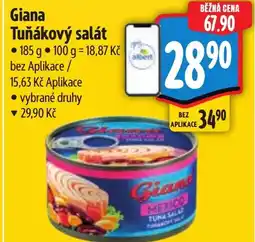 Albert Giana Tuňákový salát nabídka