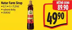 Albert Natur Farm Sirup nabídka