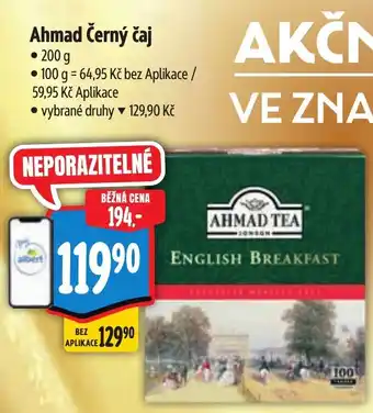 Albert Ahmad Černý čaj nabídka