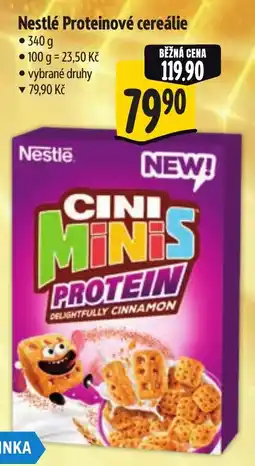 Albert Nestlé Proteinové cereálie nabídka