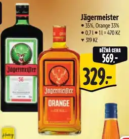 Albert Jägermeister 35%, Orange 33% nabídka