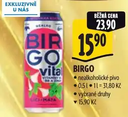 Albert BIRGO nealkoholické pivo nabídka
