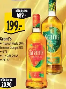 Albert Grant's Tropical Fiesta 30%, Summer Orange 35% nabídka
