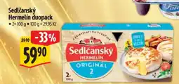 Albert Sedlčanský hermelín duopack nabídka