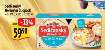 Albert Sedlčanský hermelín duopack nabídka