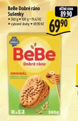 Albert BeBe dobré ráno sušenky nabídka
