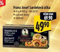 Albert Franz Josef Sardelová očka nabídka