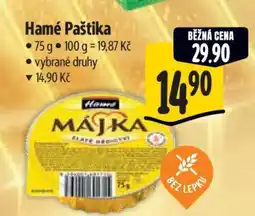 Albert Hamé paštika nabídka