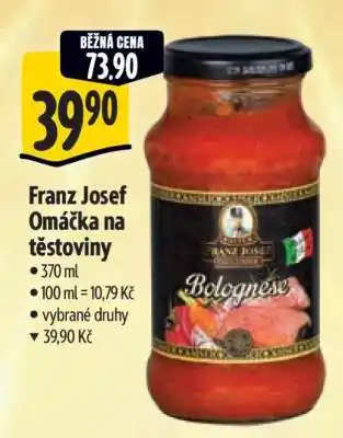 Albert Franz Josef Omáčka na těstoviny nabídka