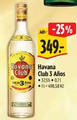 Albert Havana Club 3 Años nabídka