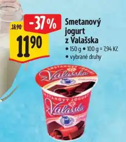Albert Smetanový jogurt z Valašska nabídka