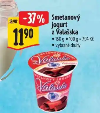 Albert Smetanový jogurt z Valašska nabídka