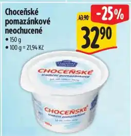 Albert Choceňské pomazánkové neochucené nabídka