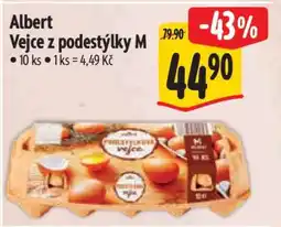 Albert Albert Vejce z podestýlky M nabídka