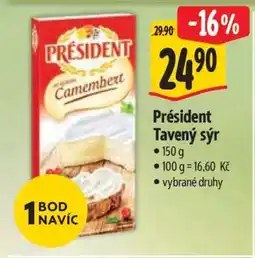 Albert Président tavený sýr nabídka