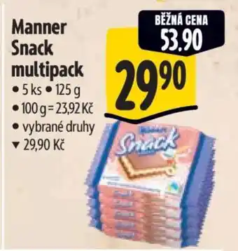 Albert Manner Snack multipack nabídka
