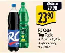 Albert RC Cola, Top Topic nabídka