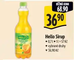 Albert Hello sirup nabídka