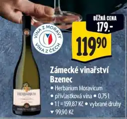 Albert Zámecké vinařství Bzenec nabídka