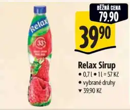 Albert Relax Sirup nabídka