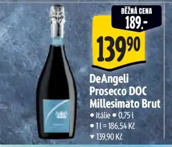 Albert DeAngeli Prosecco DOC Millesimato brut nabídka