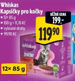 Albert Whiskas kapsičky pro kočky nabídka