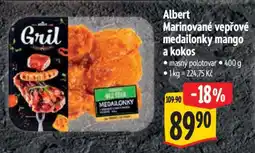 Albert Albert Marinované vepřové medailonky mango a kokos nabídka