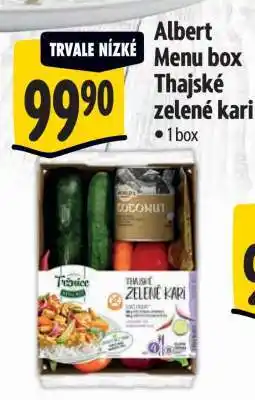 Albert Albert Menu box Thajské zelené kari nabídka