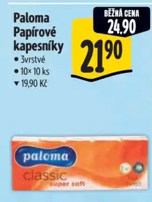 Albert Paloma Papírové kapesníky nabídka